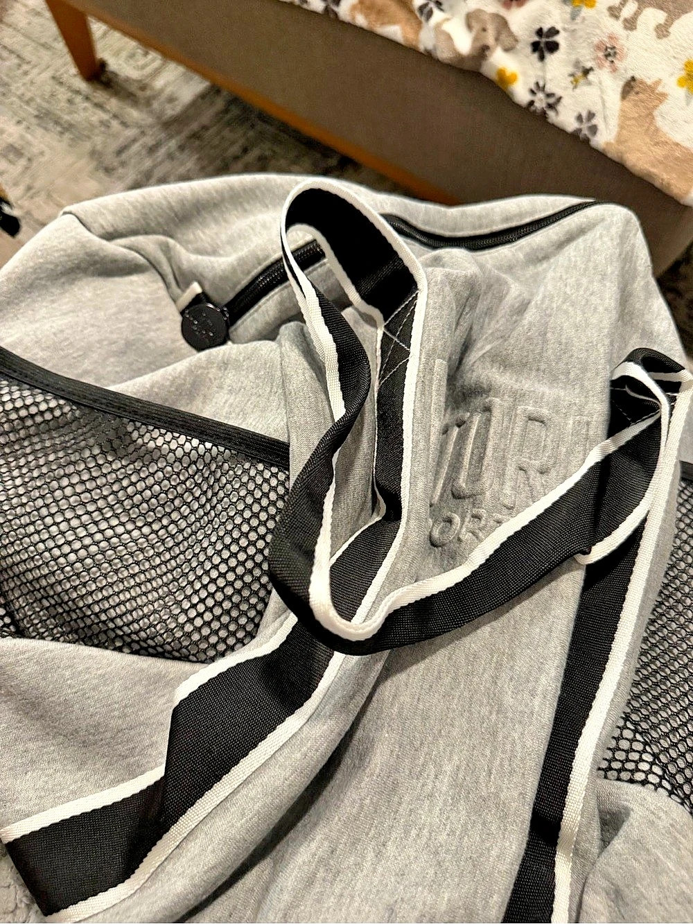 VSX Sport Gray & Black Mesh Backpack Brand New